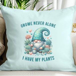 Grappig Schattige Plant Gnome Pun Sierkussen