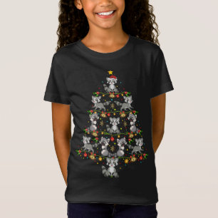 Grappig Schattige Raccoon Lover X-mas Gift Raccoon T-shirt