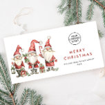 Grappig Schattige Santa Gnomes Christmas Corporate Feestdagenkaart<br><div class="desc">Verrassend en vreugde voor je naaste en maak de viering onvergeeflijk. Voor verdere aanpassing,  te klikken gelieve de "pas verder"verbinding aan en ons ontwerphulpmiddel te gebruiken om deze sjabloon te wijzigen.</div>