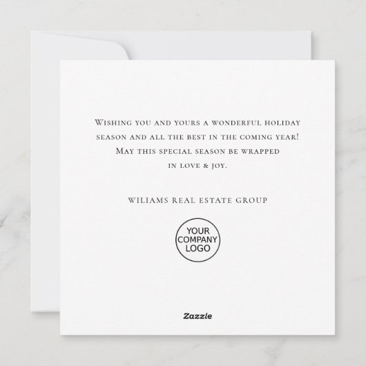 Grappig Schattige Santa Gnomes Christmas Corporate Feestdagenkaart (Achterkant)