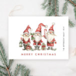Grappig Schattige Santa Gnomes Christmas Feestdagenkaart<br><div class="desc">Verrassend en vreugde voor je naaste en maak de viering onvergeeflijk. Voor verdere aanpassing,  te klikken gelieve de "pas verder"verbinding aan en ons ontwerphulpmiddel te gebruiken om deze sjabloon te wijzigen.</div>