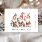 Grappig Schattige Santa Gnomes Christmas Feestdagenkaart