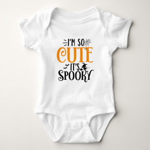 Grappig Schattige Spooky Halloween T-shirt Peuter