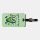 Grappig Schattige Sweet als Pickles Pickleball Bagagelabel (Achterkant horizontaal)