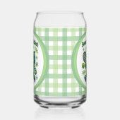 Grappig Schattige Sweet als Pickles Pickleball Blikvorm Glas (Links)