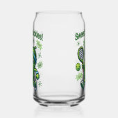 Grappig Schattige Sweet als Pickles Pickleball Blikvorm Glas (Rechts)