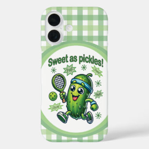 Grappig Schattige Sweet als Pickles Pickleball iPhone 16 Hoesje