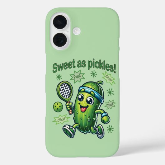 Grappig Schattige Sweet als Pickles Pickleball Case-Mate iPhone Case (Achterkant)