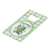 Grappig Schattige Sweet als Pickles Pickleball Creditkaart Flessenopener (Achterkant Gekanteld)