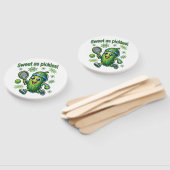 Grappig Schattige Sweet als Pickles Pickleball Handwaaier (Niet-gemonteerd)