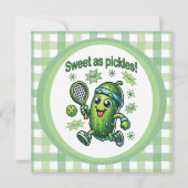 Grappig Schattige Sweet als Pickles Pickleball Kaart (Voorkant)