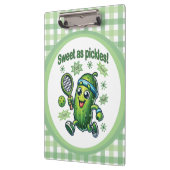 Grappig Schattige Sweet als Pickles Pickleball Klembord (Links)
