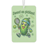 Grappig Schattige Sweet als Pickles Pickleball Luchtverfrisser (Achterkant)