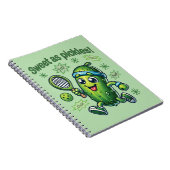 Grappig Schattige Sweet als Pickles Pickleball Notitieboek (Rechterzijde)
