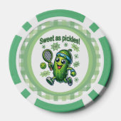 Grappig Schattige Sweet als Pickles Pickleball Poker Chips (Achterkant)