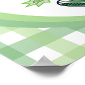 Grappig Schattige Sweet als Pickles Pickleball Poster (Hoek)