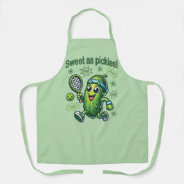 Grappig Schattige Sweet als Pickles Pickleball Schort