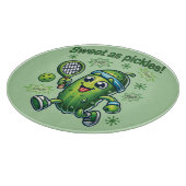 Grappig Schattige Sweet als Pickles Pickleball Snijplank (Hoek)