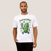 Grappig Schattige Sweet als Pickles Pickleball T-shirt (Voorkant volledig)
