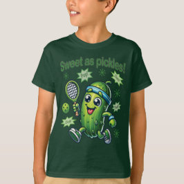 Grappig Schattige Sweet als Pickles Pickleball T-shirt