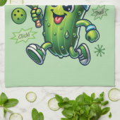 Grappig Schattige Sweet als Pickles Pickleball Theedoek (Gevouwen)