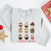 Grappig Schattige  Sweet Cupcakes Christmas Trui