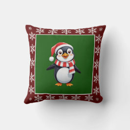 Grappig Schattige Trendy Stijlvolle Pinguïn Vrolij Kussen