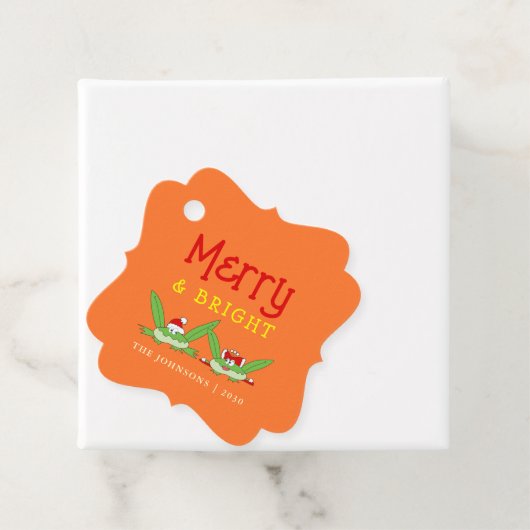 Grappig Schattige Vrolijk en Helder Kerstcadeau La Bedankjes Labels (In situ)