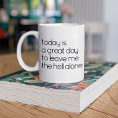 Grappig Schattige zwart vandaag is een geweldige d Koffiemok