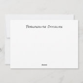 Grappig Schattigeste Hallo Hey What's Up Squirrel  Feestdagenkaart (Achterkant)