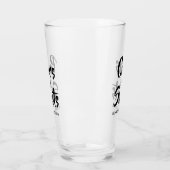 Grappig Schenkt De Shots Geeft De Toon Aan Glas (Links)