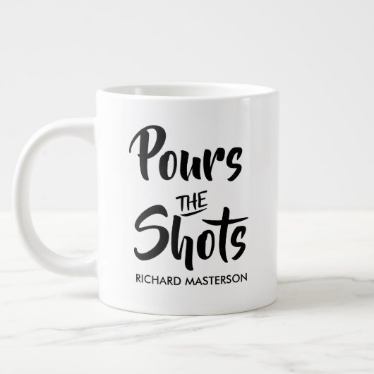 Grappig Schenkt In Beslist Grote Koffiekop (Links)