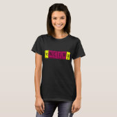 Grappig Scherm T-Shirt I Periodieke Elementen Nerd (Voorkant volledig)