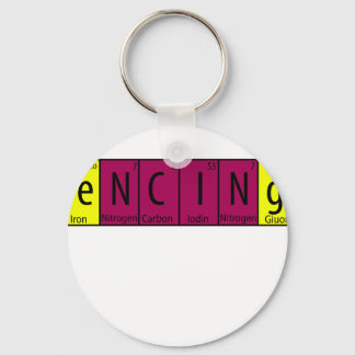Grappig Scherm T-Shirt I Periodieke Elementen Nerd Sleutelhanger