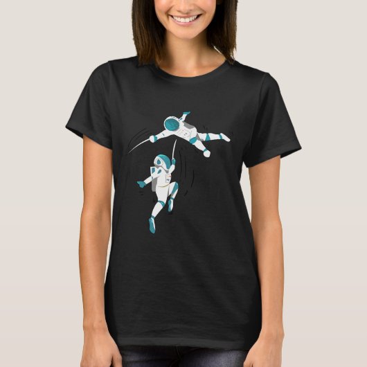 grappig-schermen-in-de-ruimte-cadeau-voor-een-sche t-shirt (Voorkant)