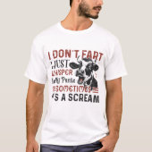 Grappig scheten Crow Lover I Dont Fart T-shirt (Voorkant)