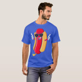 Grappig scheten Hot Dog Graphic T-shirt (Voorkant volledig)
