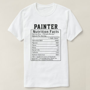 Grappig Schilder Voedingsfeiten Personeelslid Cade T-shirt