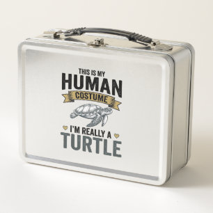Grappig Schildpad Kostuum Vintage Gravure Ontwerp_