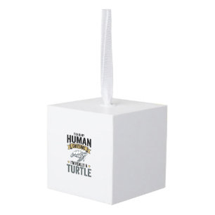 Grappig Schildpad Kostuum Vintage Gravure Ontwerp_ Decoratie