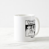 Grappig Schip Model Cartoon Mok! Koffiemok (Voorkant rechts)