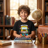 Grappig schoolbus grafisch 'Terug naar school' T-s T-shirt