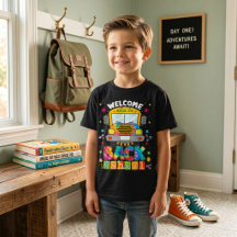 Grappig schoolbus grafisch 'Terug naar school' T-s