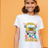Grappig schoolbus grafisch 'Terug naar school' T-s T-shirt
