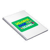 Grappig schoolschrift - Masker 2025 Notitieboek (Rechterzijde)
