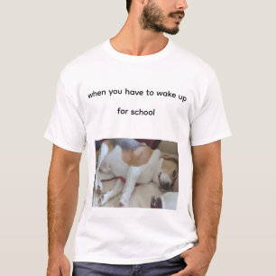 grappig schoolshirt om terug naar school te gaan t-shirt