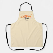 Grappig Schort Expect Carbs! Cadeau voor Chef