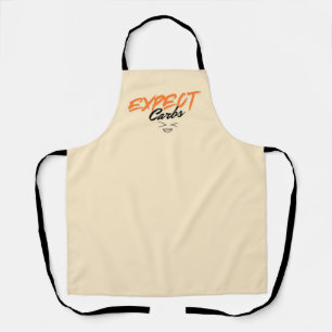 Grappig Schort Expect Carbs! Cadeau voor Chef