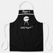 Grappig Schort, gepersonaliseerd BBQ Iedereen Gril Schort (Voorkant)