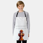 Grappig schort, Thanksgiving schort (Gedragen)